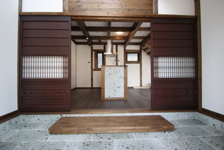藤沢市i様邸玄関